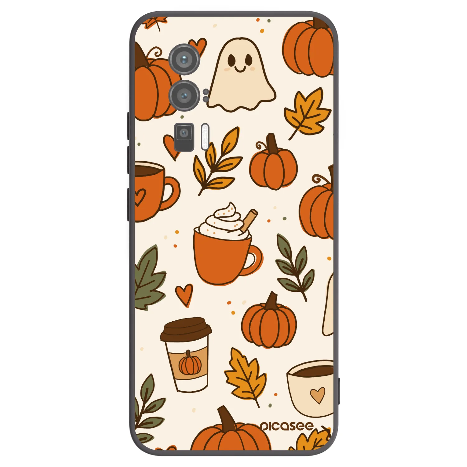 Picasee silikónový čierny obal pre Xiaomi Poco F5 Pro 5G - Fall vibes