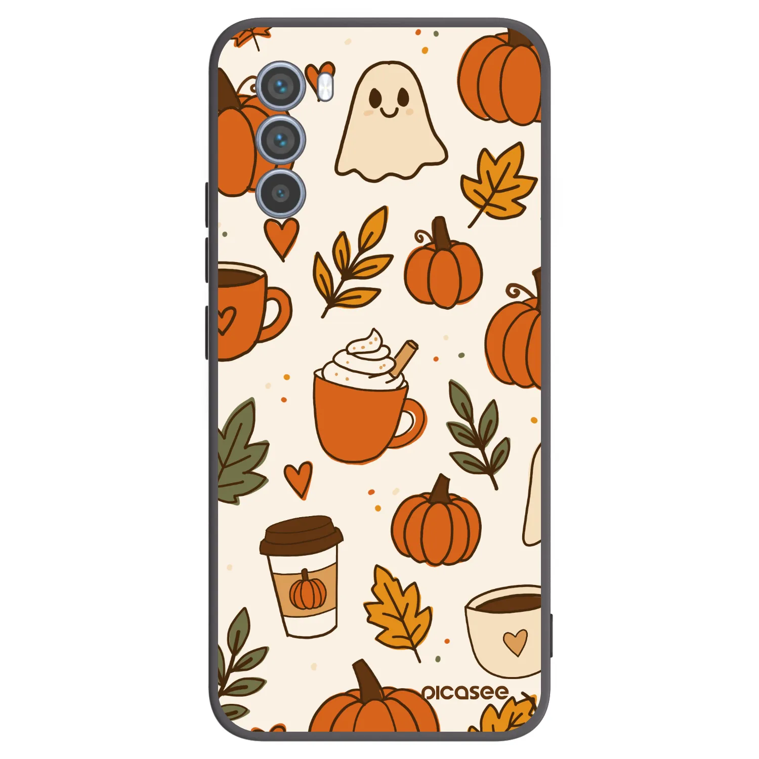 Picasee silikónový čierny obal pre Motorola Moto G62 - Fall vibes