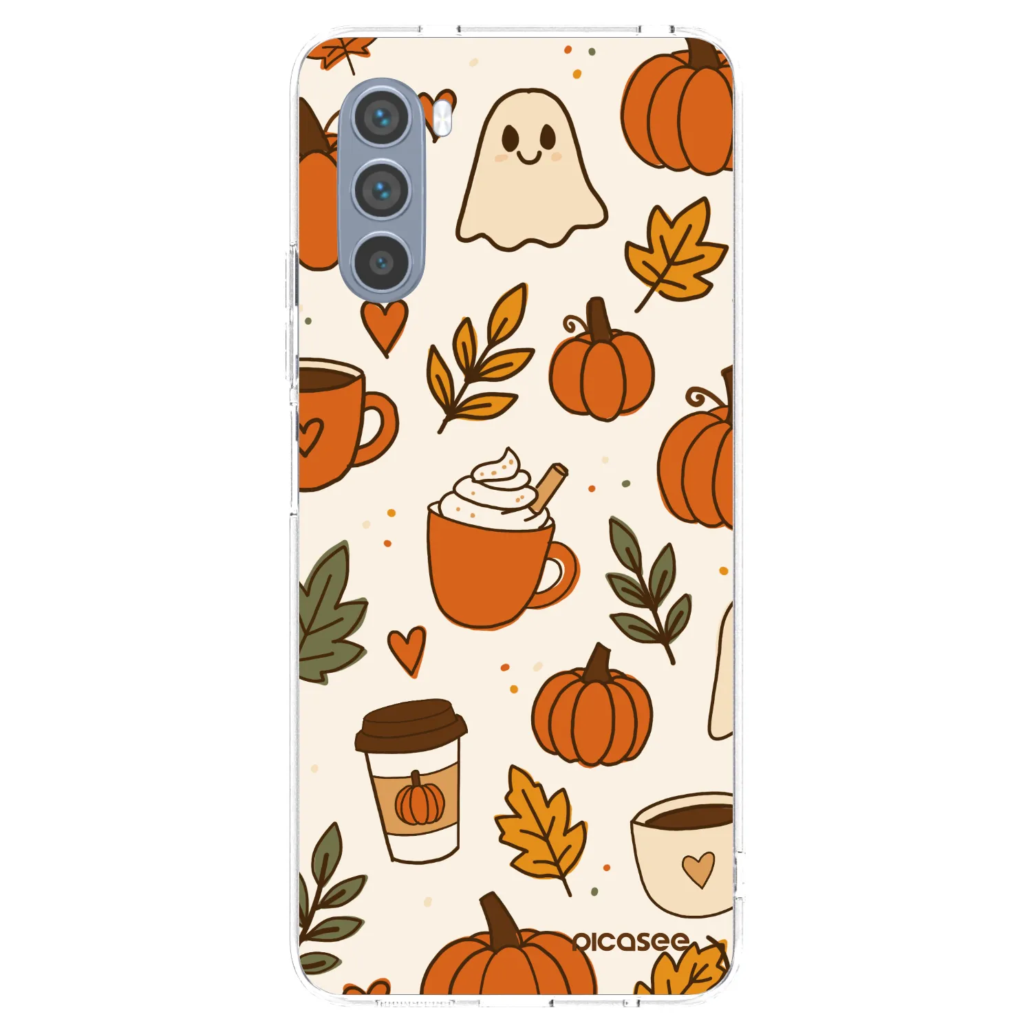 Picasee silikónový prehľadný obal pre Motorola Moto G62 - Fall vibes