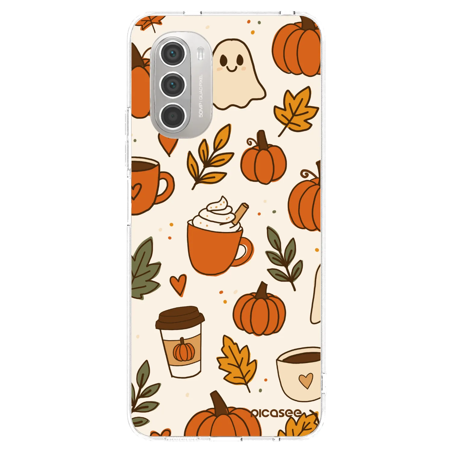 Picasee silikónový prehľadný obal pre Motorola Moto G51 - Fall vibes