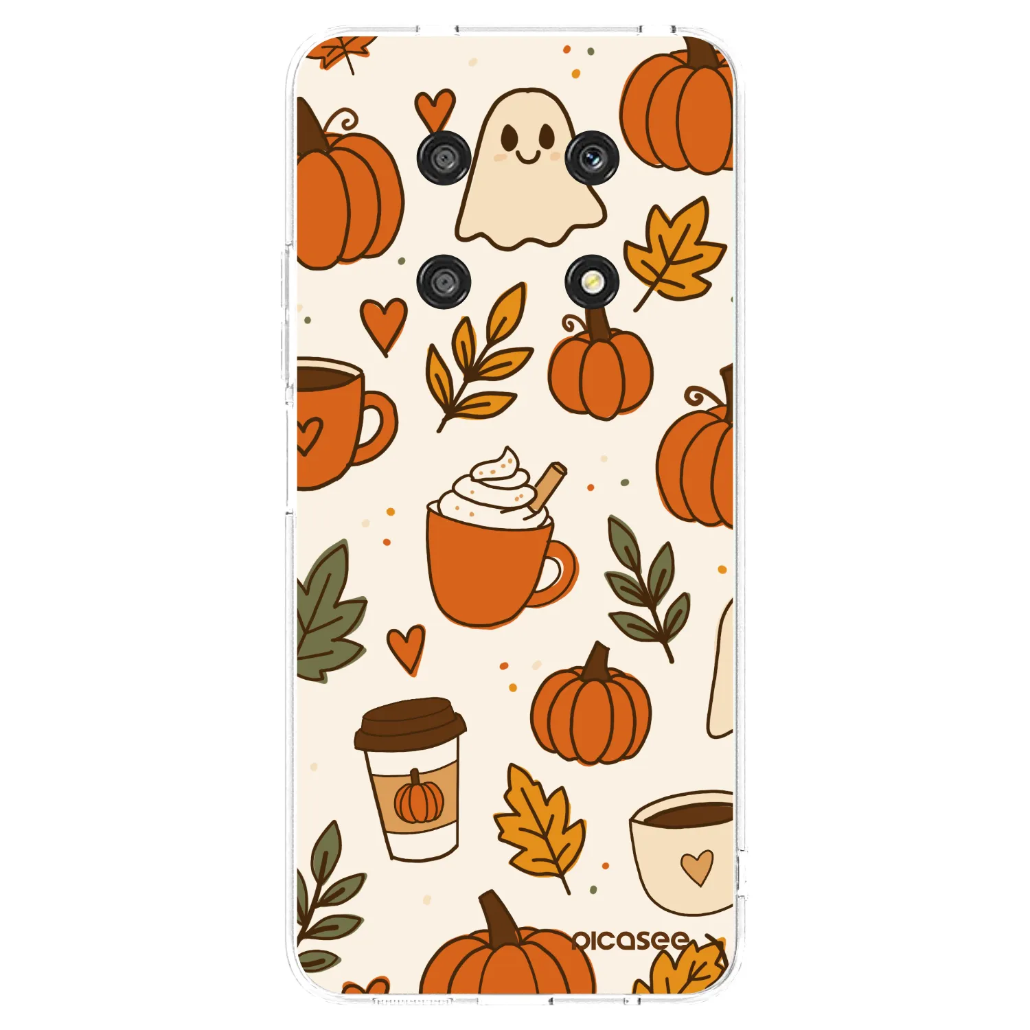 Picasee silikónový prehľadný obal pre Honor Magic4 Lite 5G - Fall vibes