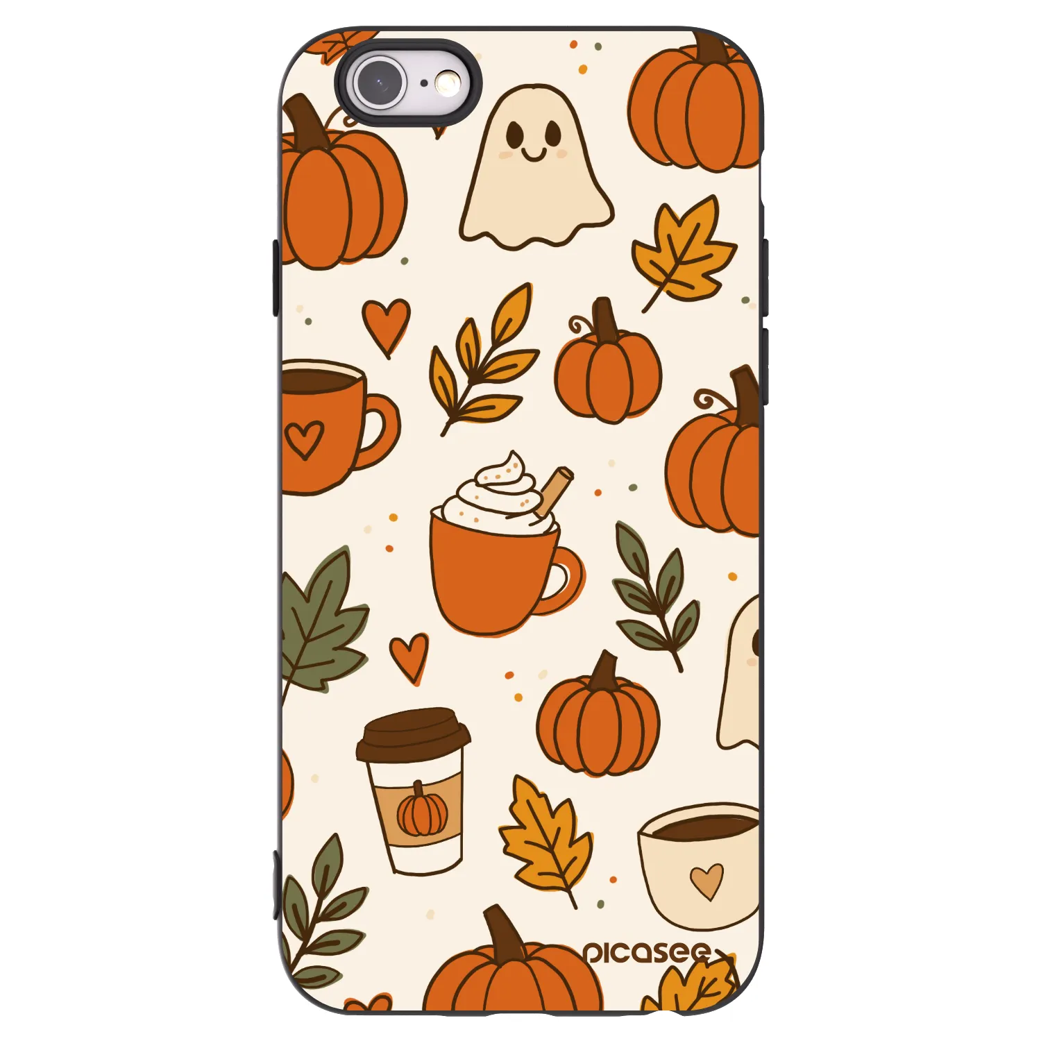 Picasee silikónový čierny obal pre Apple iPhone 6/6S - Fall vibes