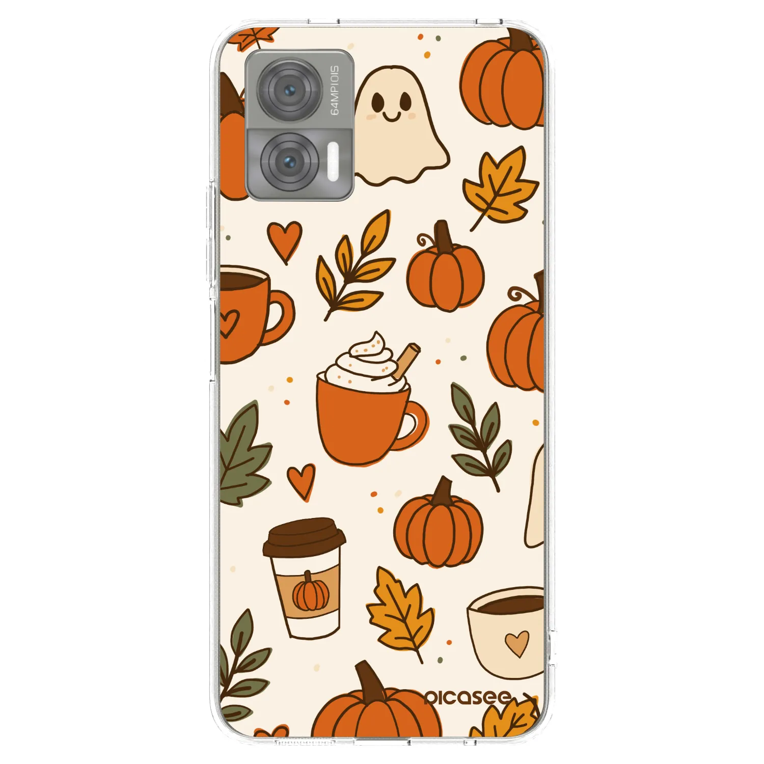 Picasee silikónový prehľadný obal pre Motorola Edge 30 Neo - Fall vibes