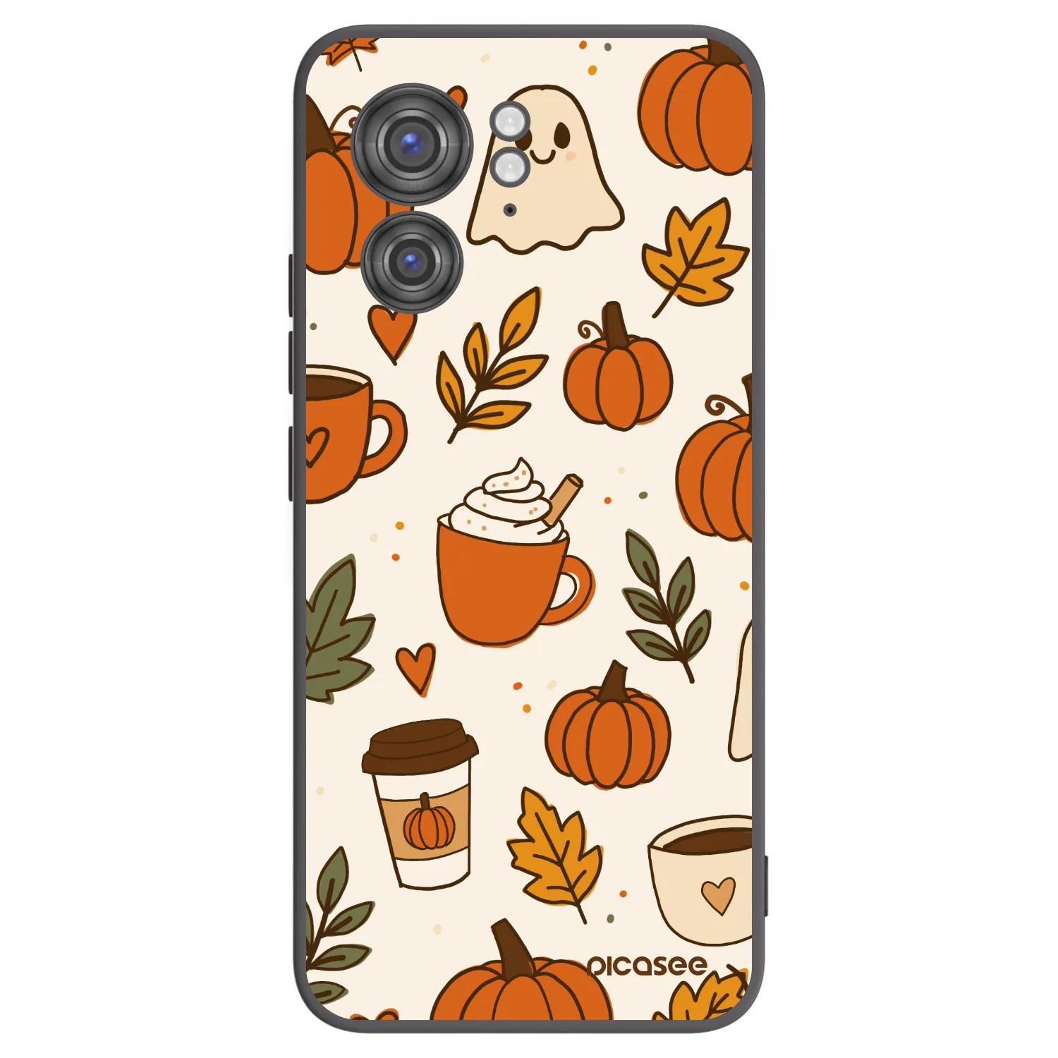 Picasee silikónový čierny obal pre Motorola Edge 40 - Fall vibes