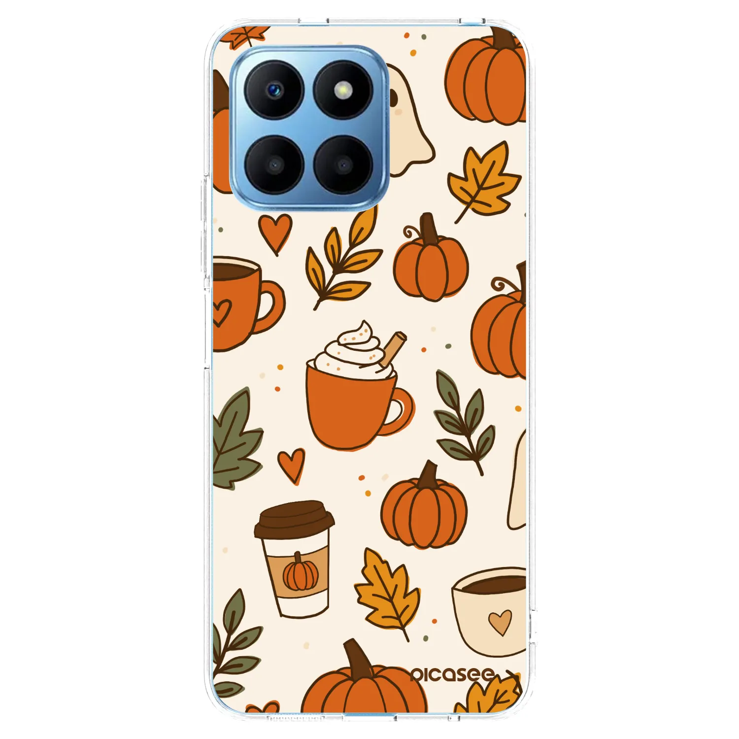 Picasee silikónový prehľadný obal pre Honor 70 Lite - Fall vibes