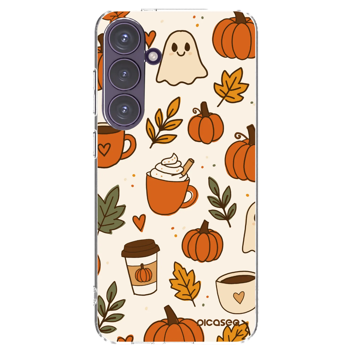 Picasee silikónový prehľadný obal pre Samsung Galaxy S24+ S926B 5G - Fall vibes