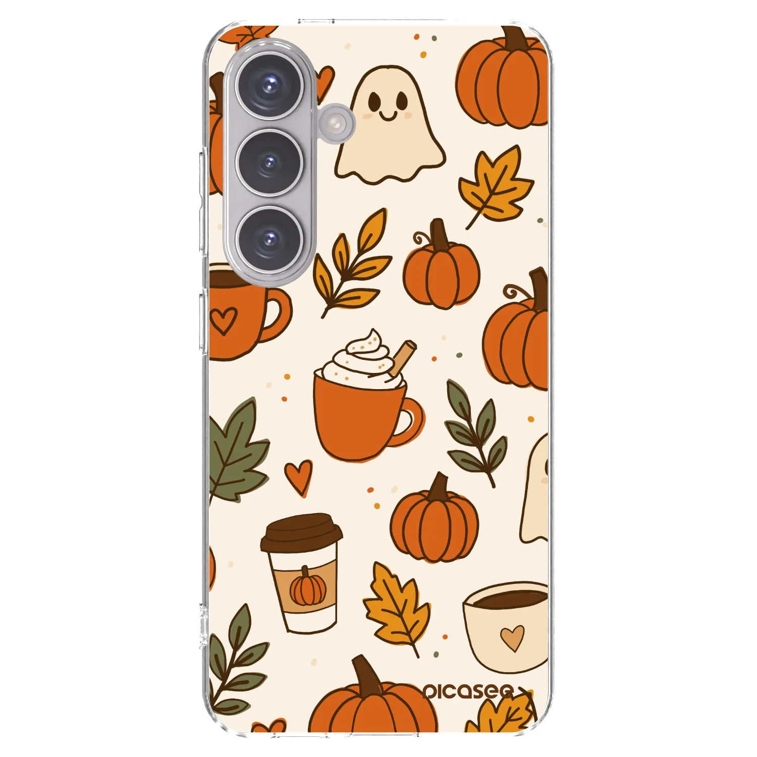 Picasee silikónový prehľadný obal pre Samsung Galaxy S24 S921B 5G - Fall vibes