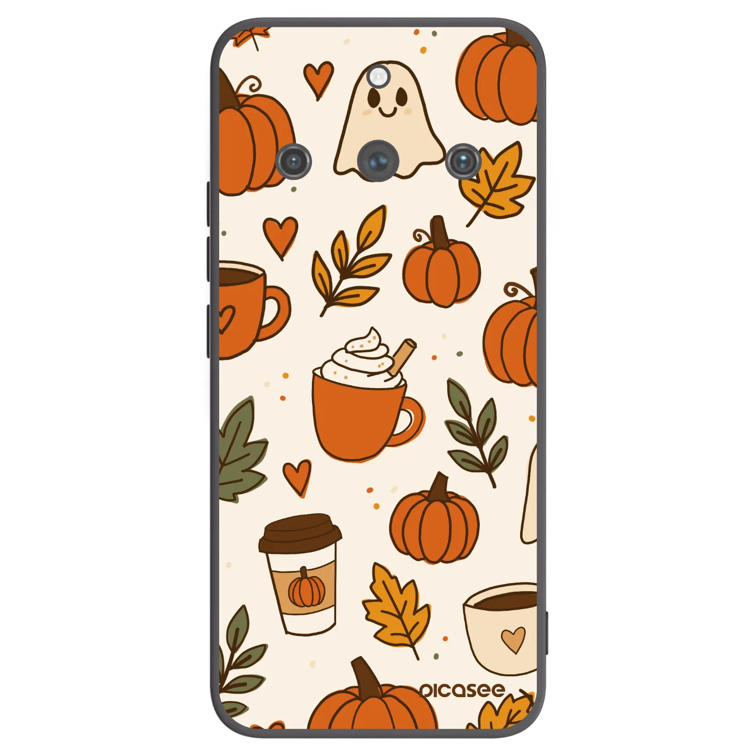 Picasee silikónový čierny obal pre Realme 11 Pro+ - Fall vibes