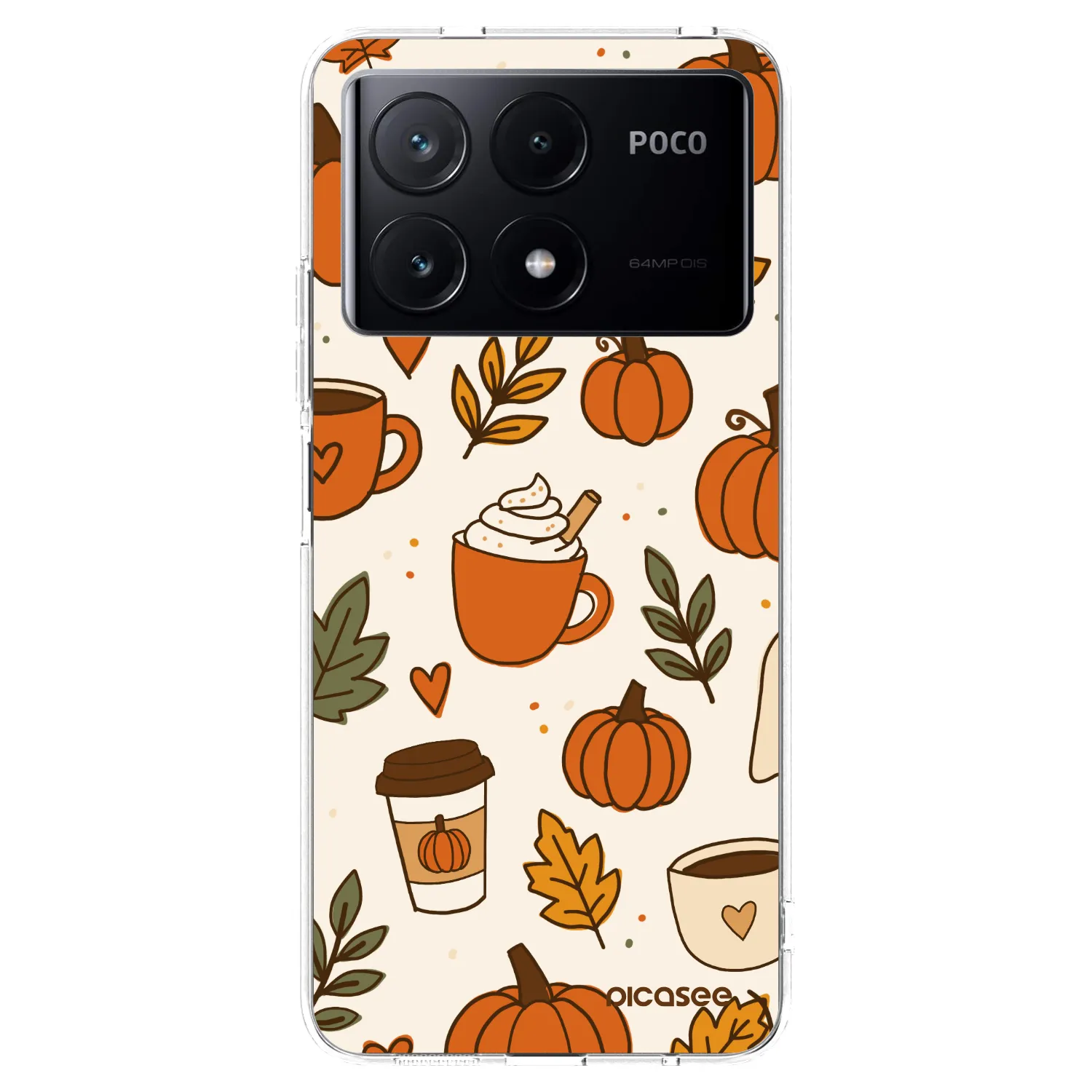 Picasee silikónový prehľadný obal pre Xiaomi Poco X6 Pro - Fall vibes