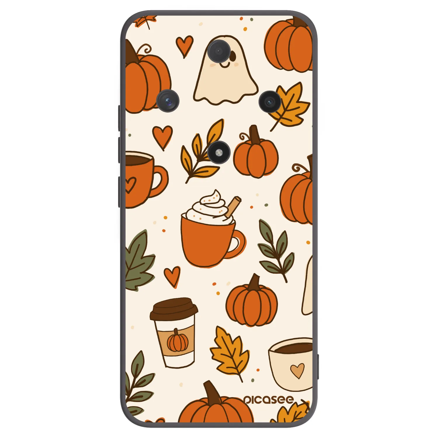 Picasee silikónový čierny obal pre Honor Magic6 Lite 5G - Fall vibes
