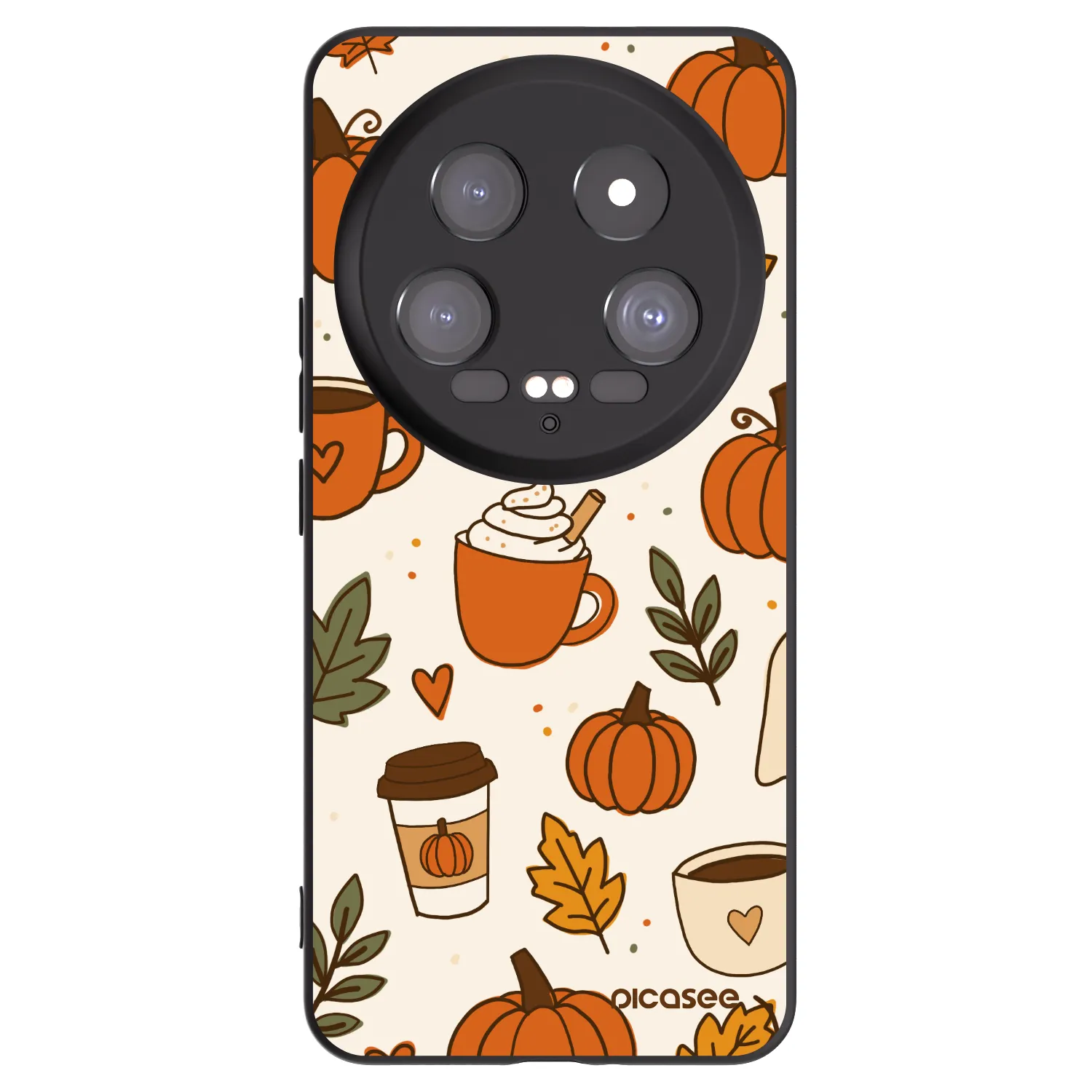 Picasee silikónový čierny obal pre Xiaomi 14 Ultra - Fall vibes