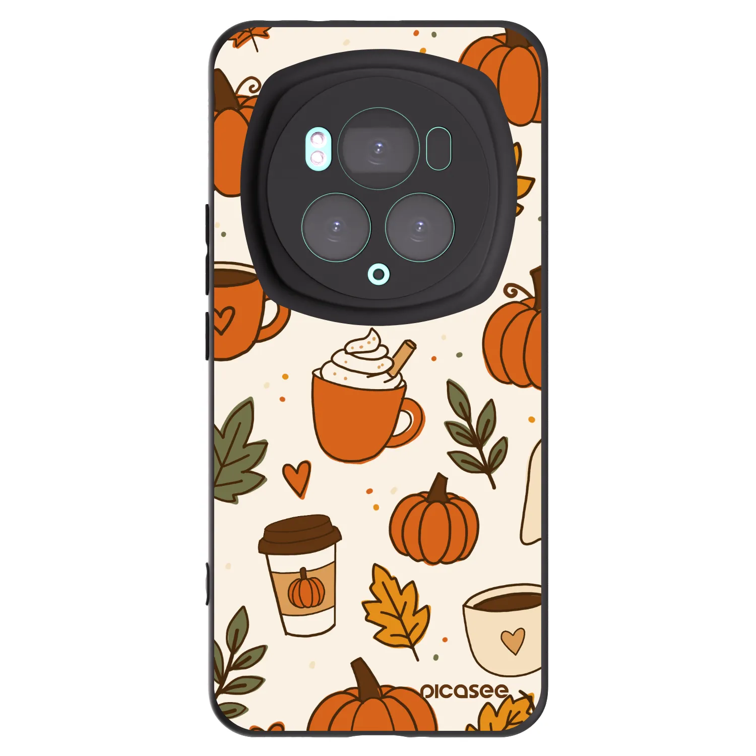 Picasee silikónový čierny obal pre Honor Magic6 Pro - Fall vibes
