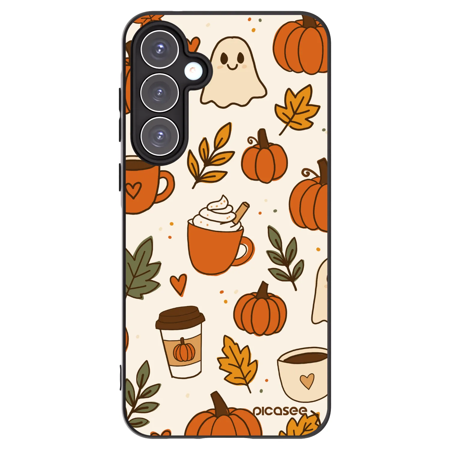 Picasee silikónový čierny obal pre Samsung Galaxy A55 5G A556B - Fall vibes