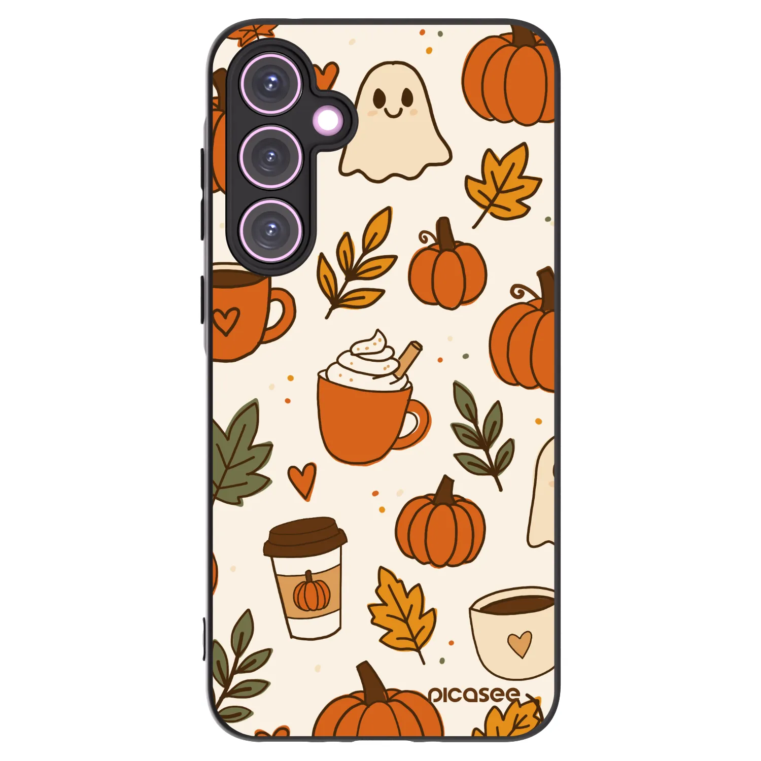 Picasee silikónový čierny obal pre Samsung Galaxy A35 5G A356B - Fall vibes