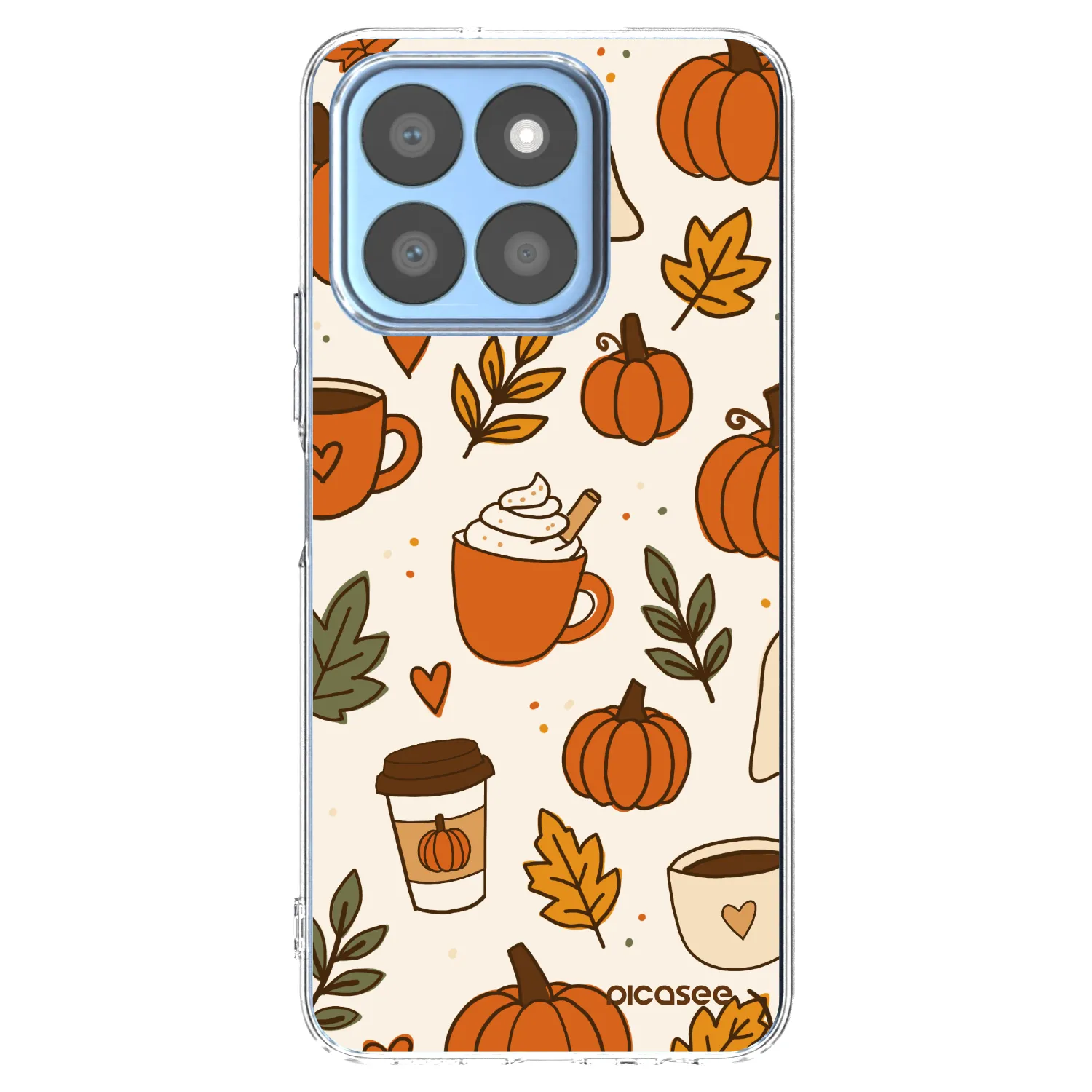Picasee silikónový prehľadný obal pre Honor X8b - Fall vibes