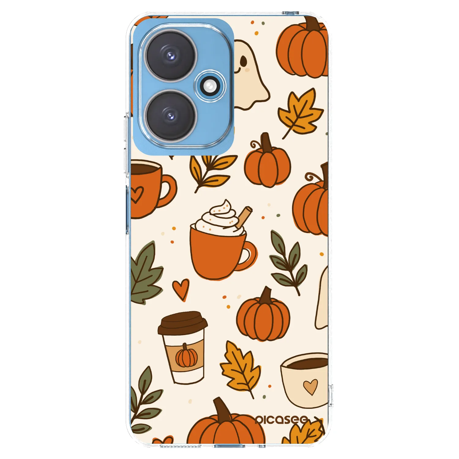 Picasee silikónový prehľadný obal pre Xiaomi Redmi 13C 5G - Fall vibes
