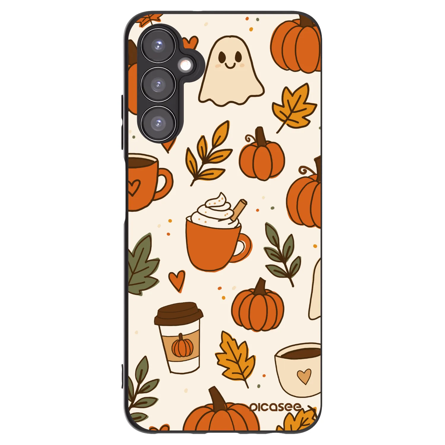 Picasee silikónový čierny obal pre Samsung Galaxy A05s A057G - Fall vibes