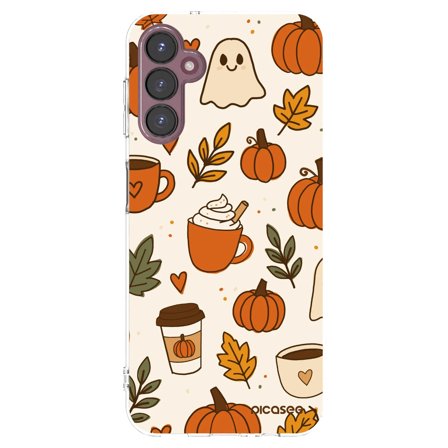 Picasee silikónový prehľadný obal pre Samsung Galaxy A05s A057G - Fall vibes