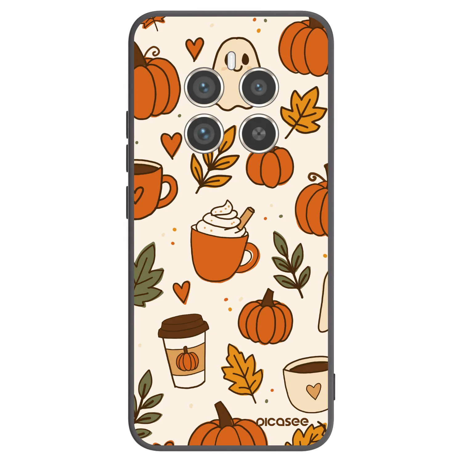 Picasee silikónový čierny obal pre Realme 12 Pro 5G - Fall vibes