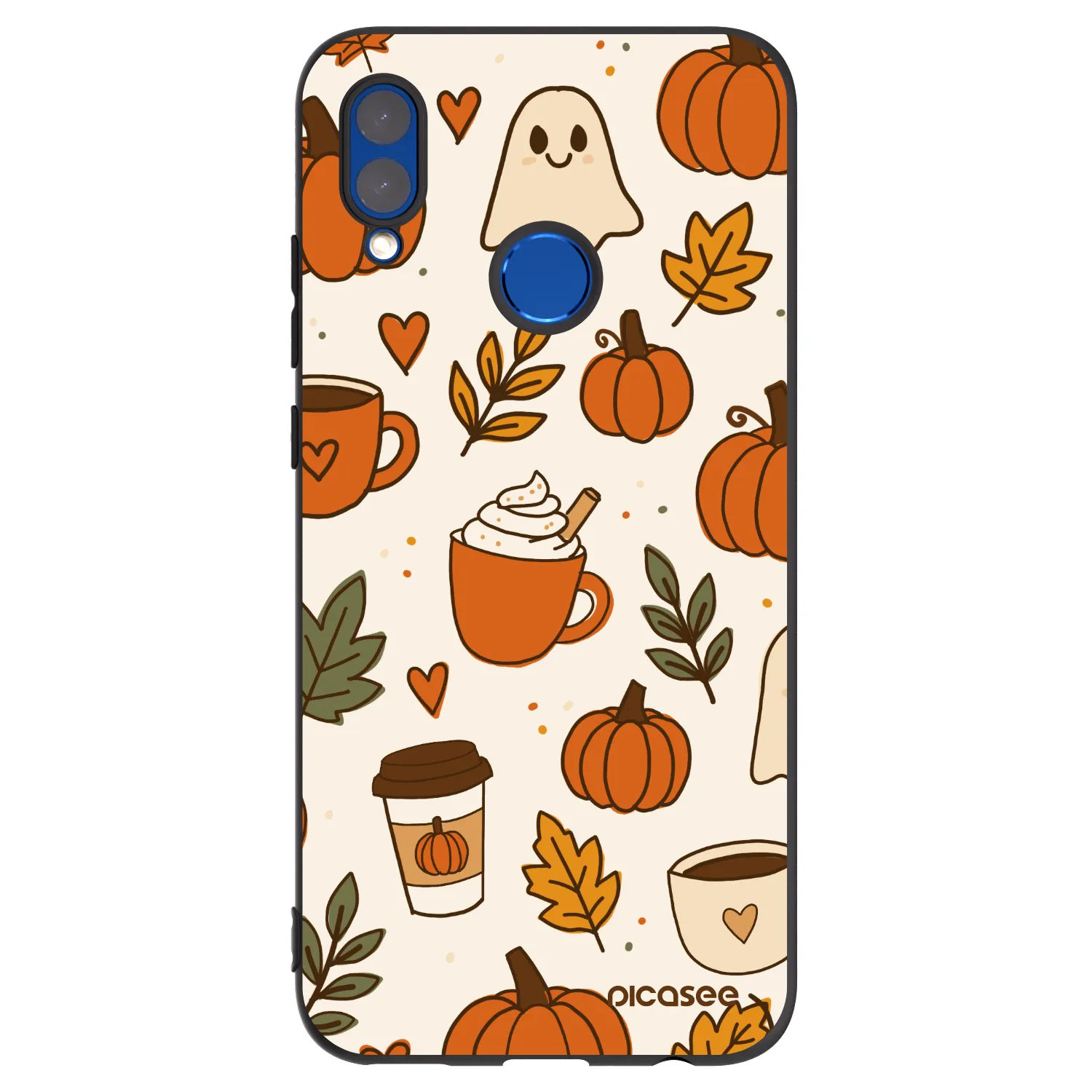 Picasee silikónový čierny obal pre Huawei P Smart 2019 - Fall vibes