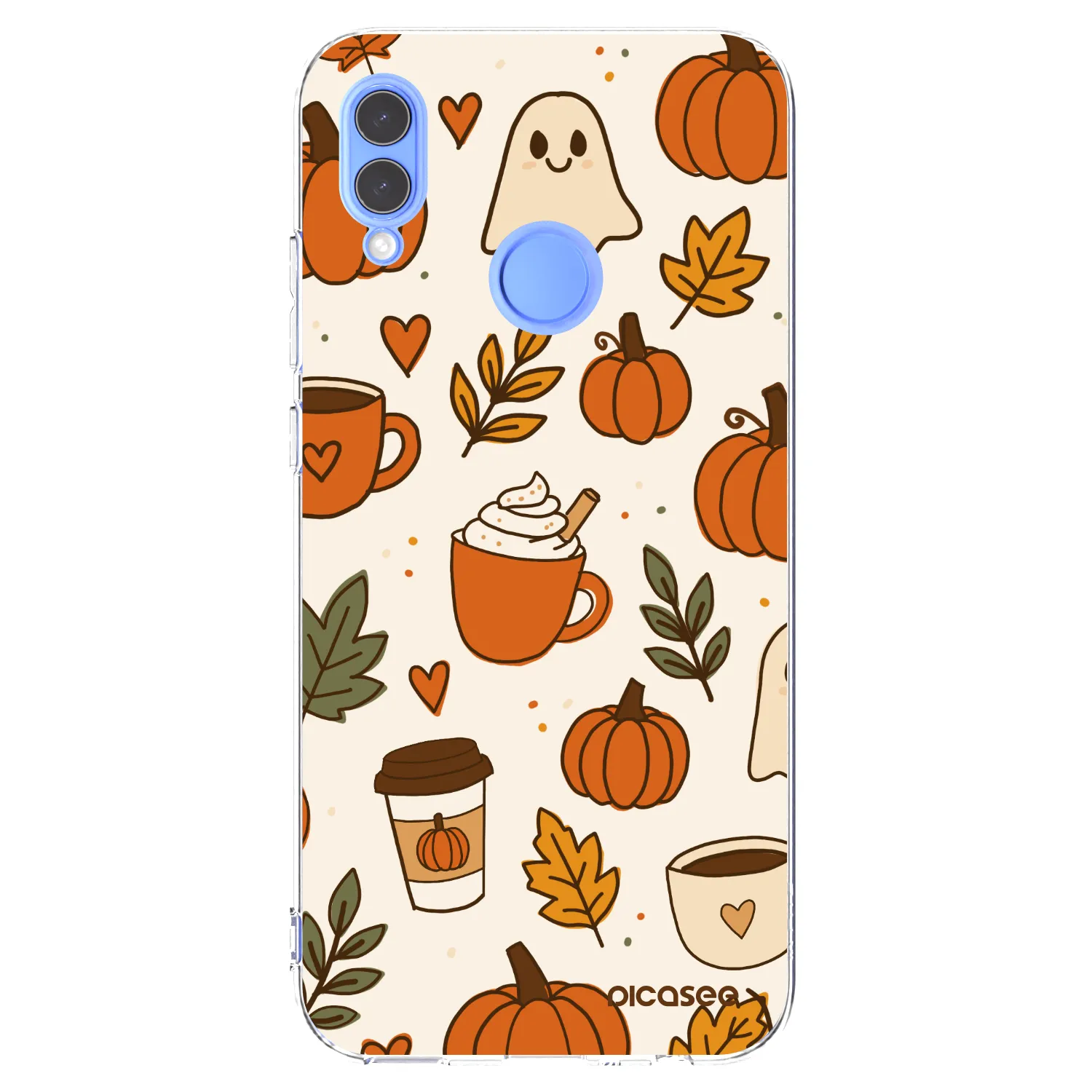 Picasee silikónový prehľadný obal pre Honor 10 Lite - Fall vibes