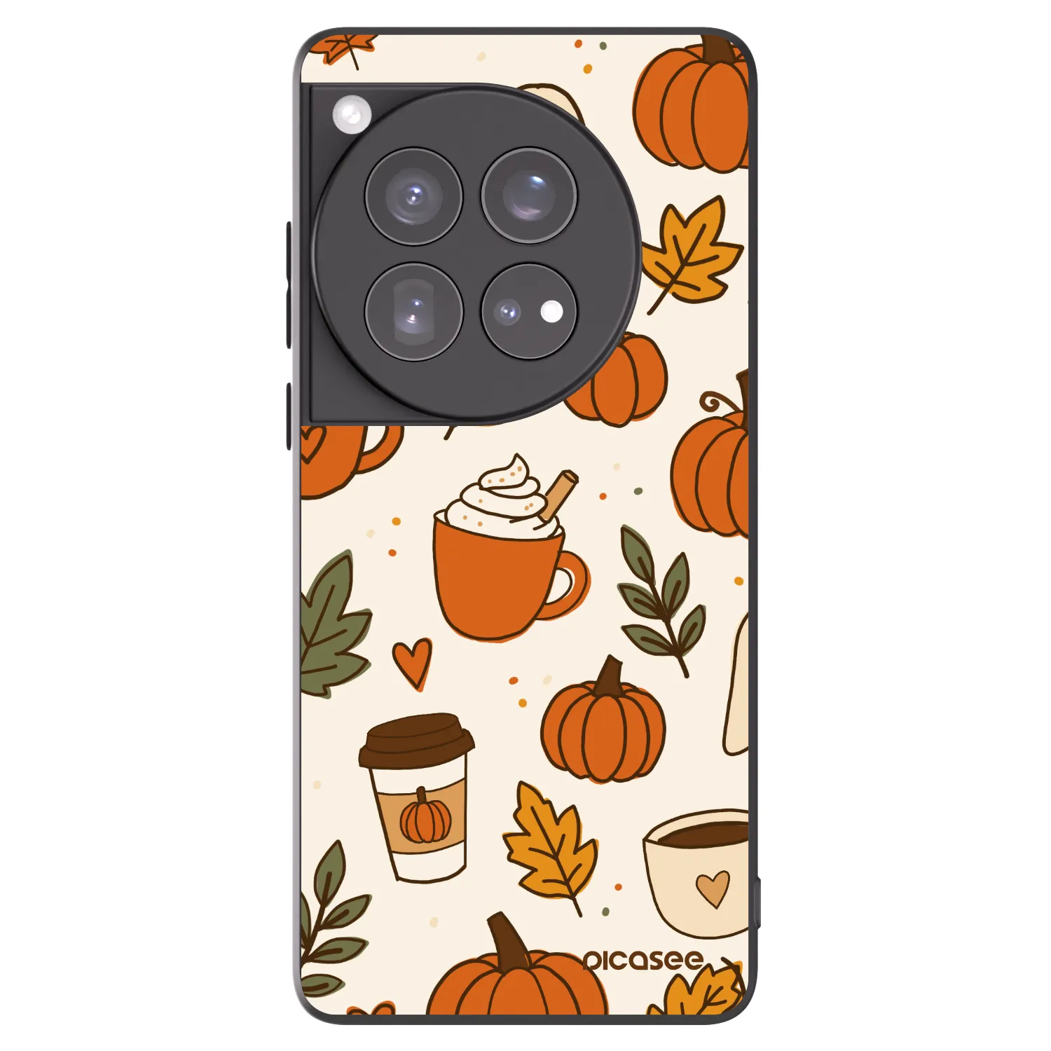 Picasee silikónový čierny obal pre OnePlus 12 5G - Fall vibes
