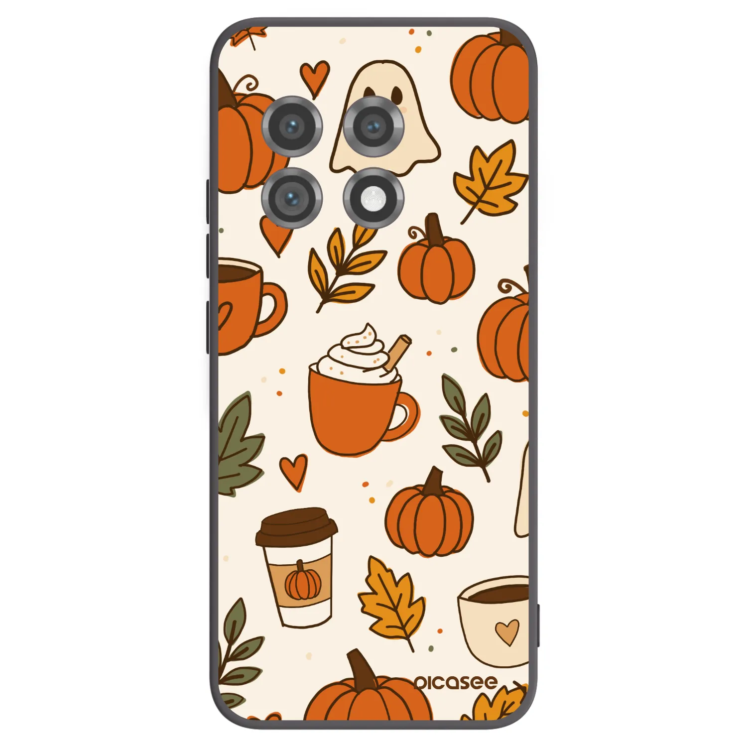 Picasee silikónový čierny obal pre OnePlus 11 5G - Fall vibes