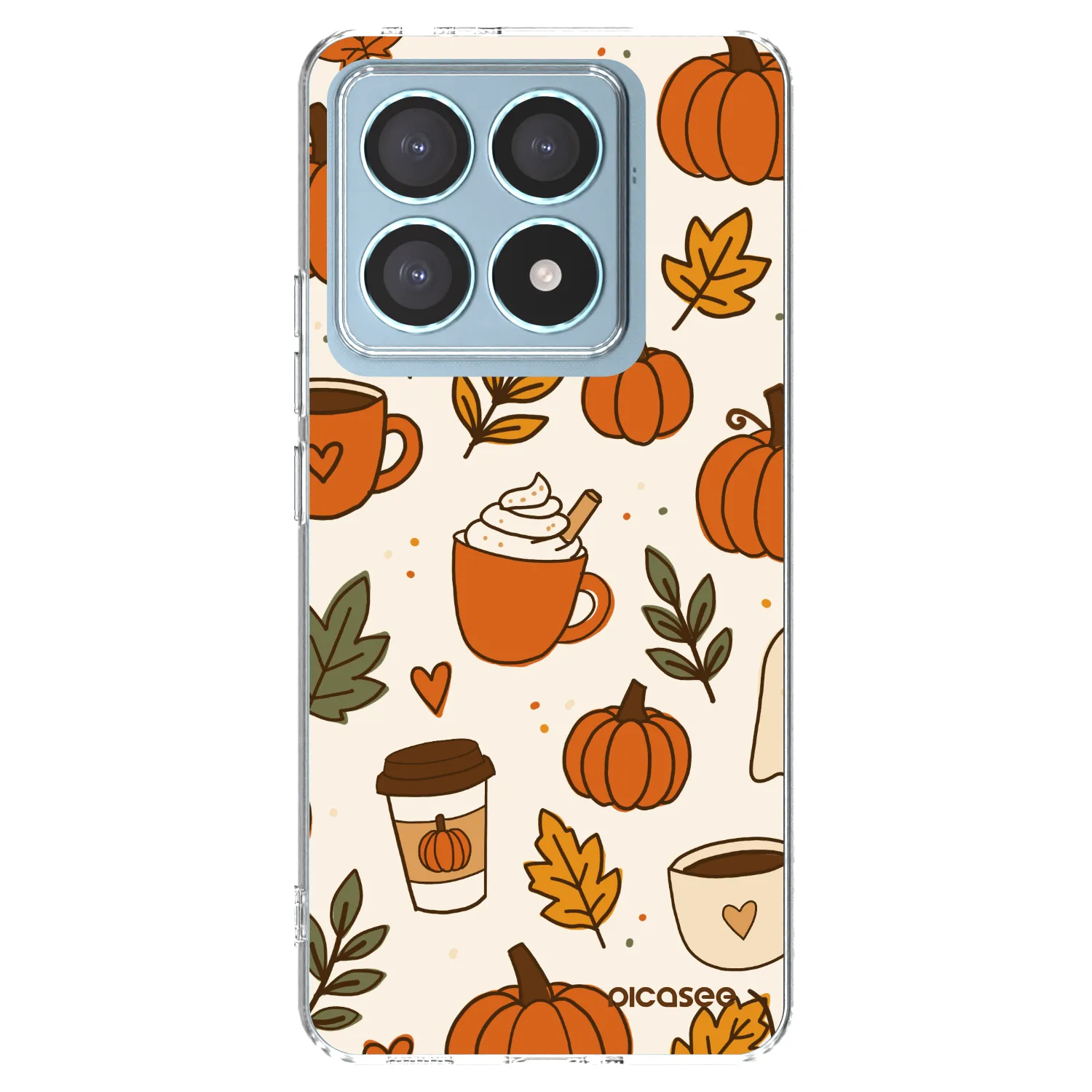 Picasee silikónový prehľadný obal pre Xiaomi 14T Pro - Fall vibes