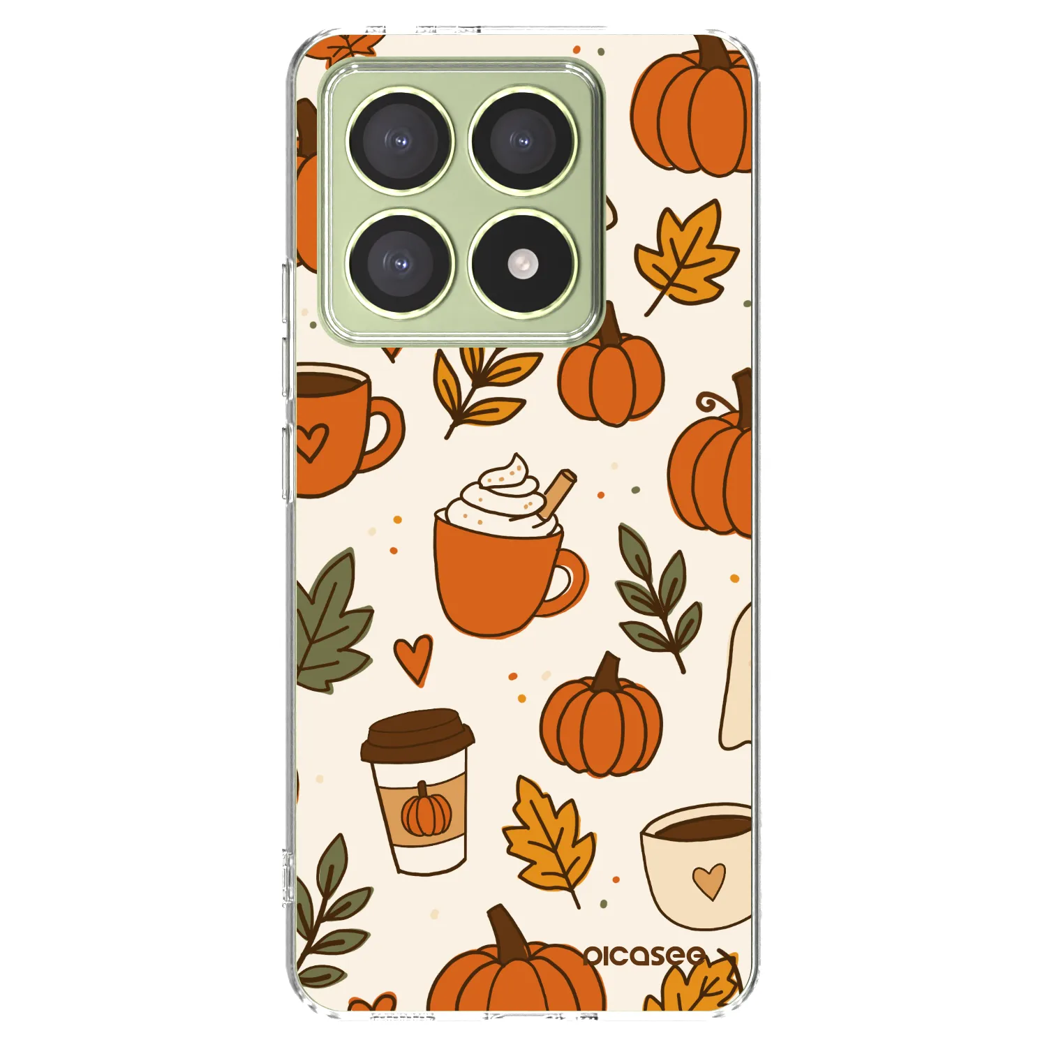 Picasee silikónový prehľadný obal pre Xiaomi 14T - Fall vibes