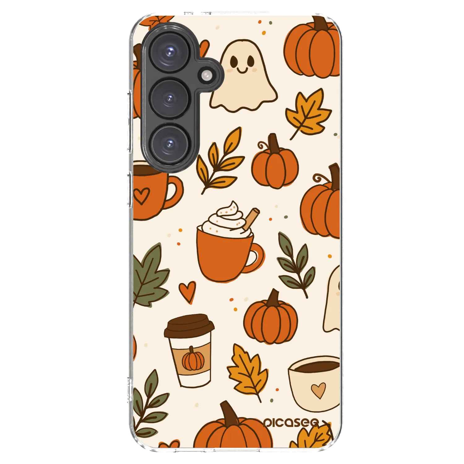 Picasee silikónový prehľadný obal pre Samsung Galaxy S24 FE S721B - Fall vibes