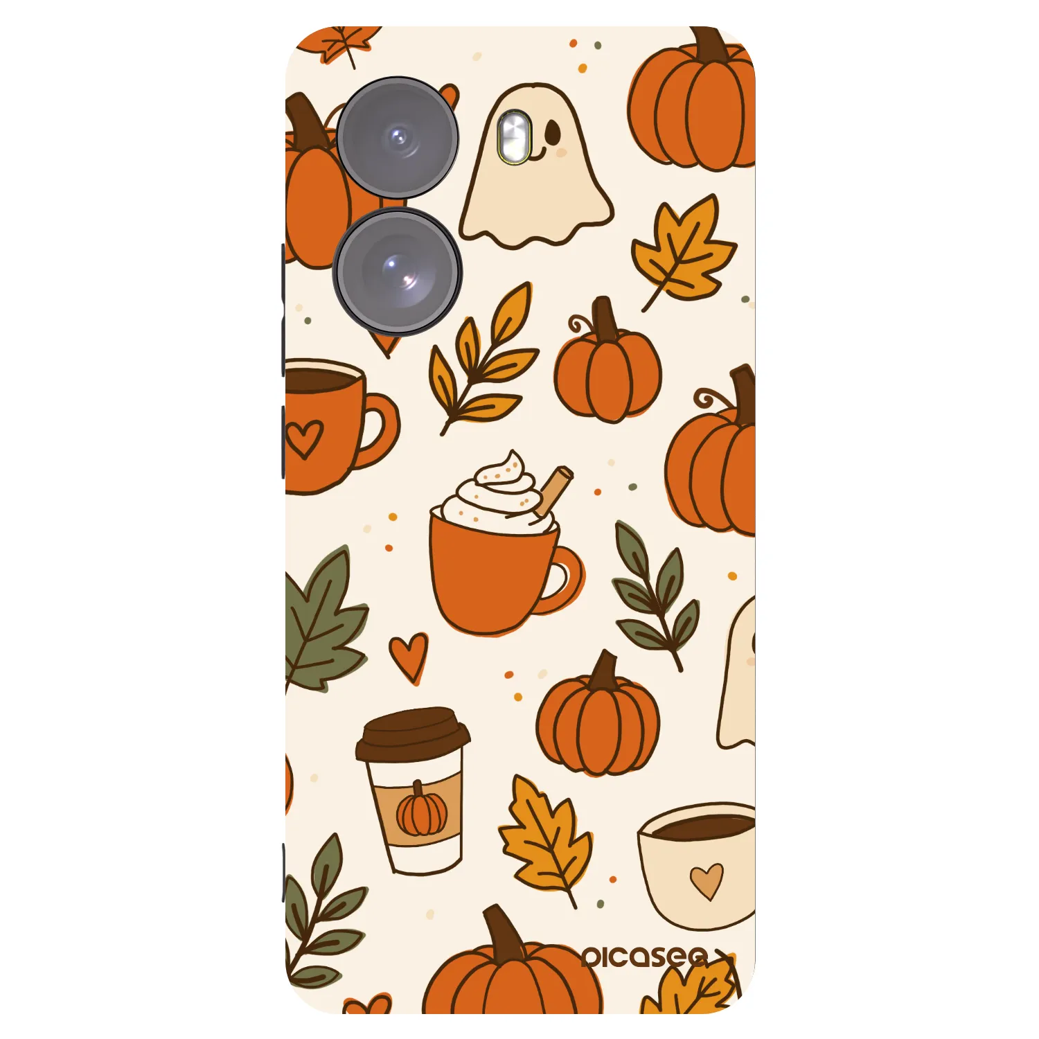 Picasee silikónový čierny obal pre Xiaomi Poco X7 - Fall vibes