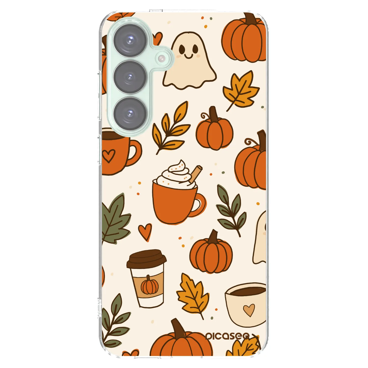 Picasee silikónový prehľadný obal pre Samsung Galaxy S25+ 5G - Fall vibes