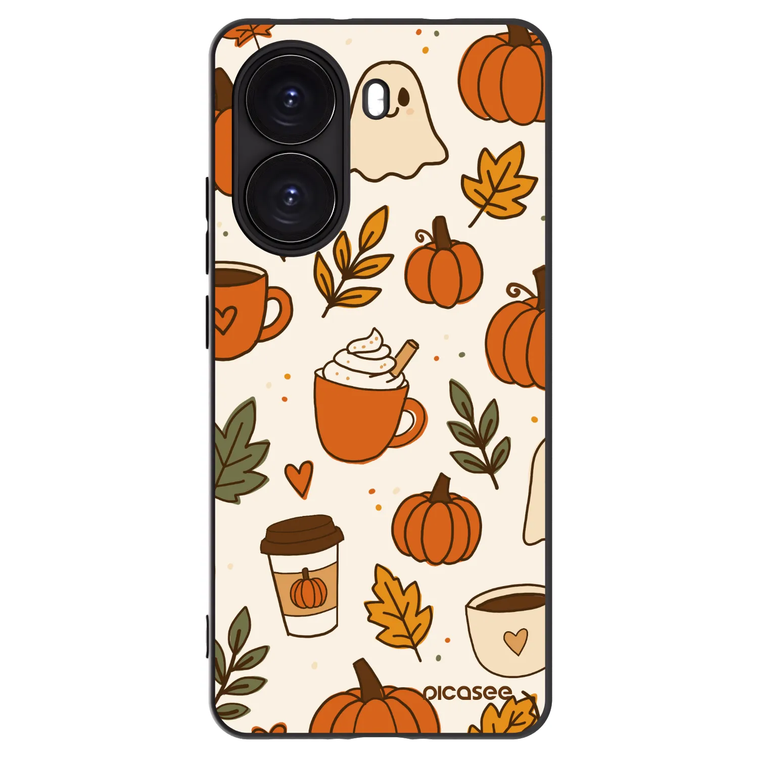 Picasee silikónový čierny obal pre Xiaomi Poco X7 Pro 5G - Fall vibes
