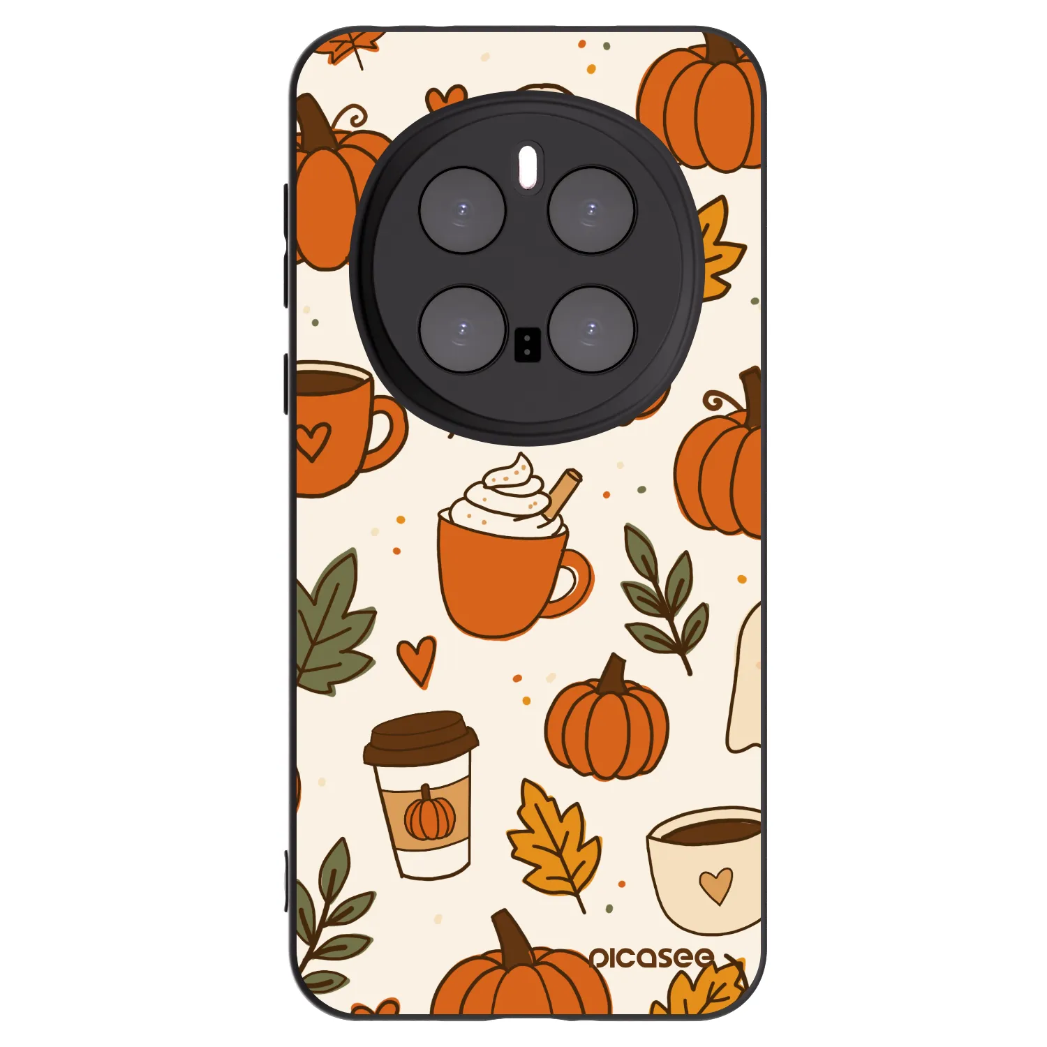 Picasee silikónový čierny obal pre Honor Magic7 Pro 5G - Fall vibes