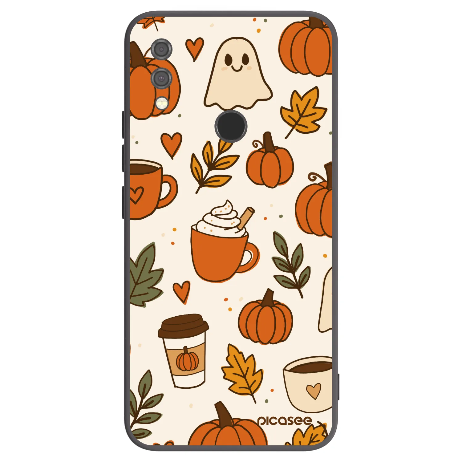 Picasee silikónový čierny obal pre Xiaomi Redmi Note 7 - Fall vibes