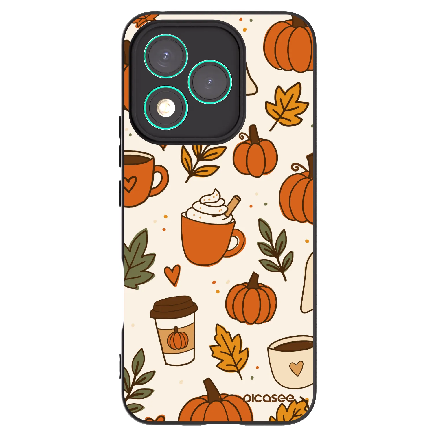 Picasee silikónový čierny obal pre Honor 400 Lite 5G - Fall vibes
