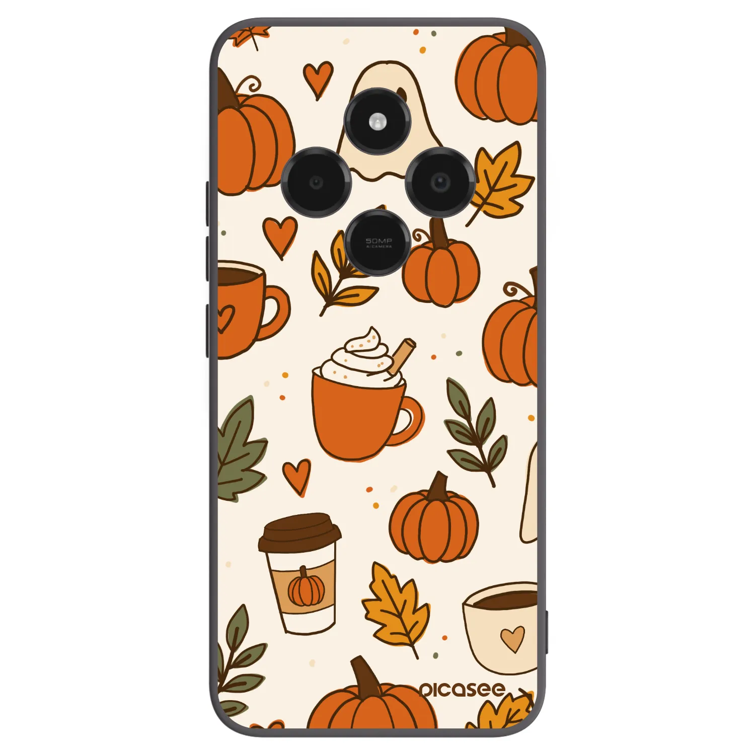 Picasee silikónový čierny obal pre Xiaomi Poco C75 - Fall vibes