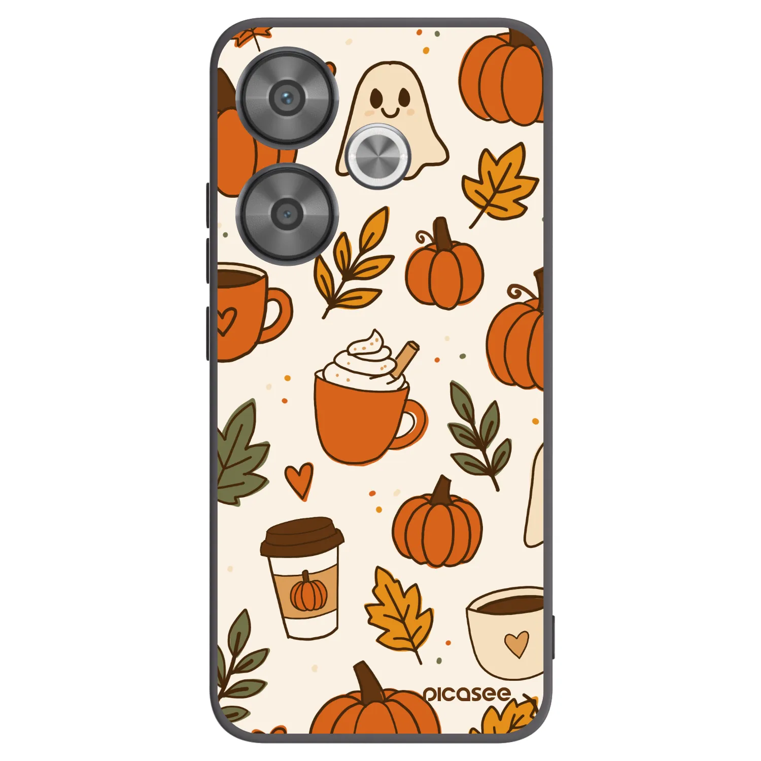Picasee silikónový čierny obal pre Xiaomi Poco F6 - Fall vibes