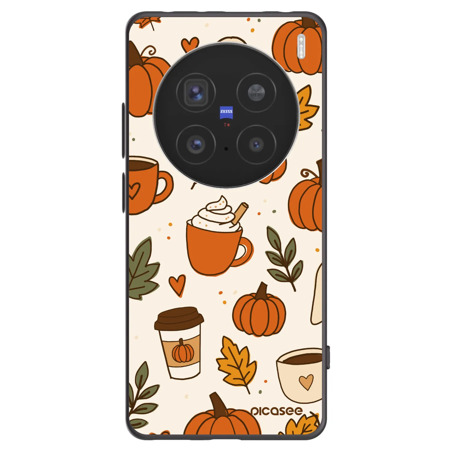 Picasee silikónový čierny obal pre Vivo X200 Pro - Fall vibes