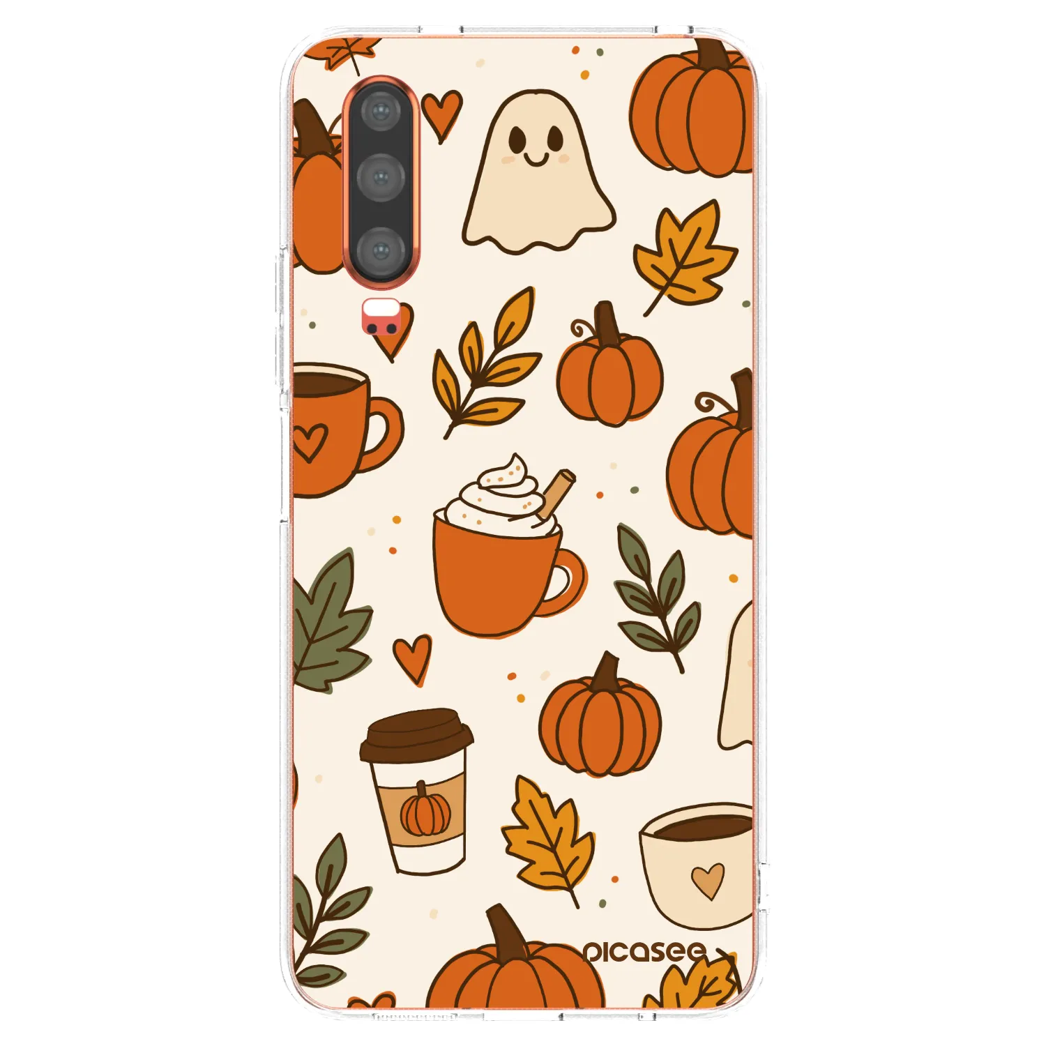 Picasee silikónový prehľadný obal pre Huawei P30 - Fall vibes