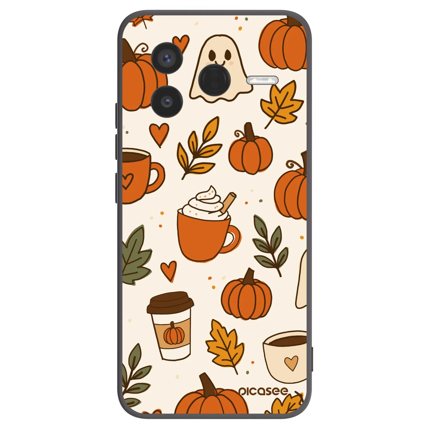 Picasee silikónový čierny obal pre Xiaomi Poco F7 Pro 5G - Fall vibes