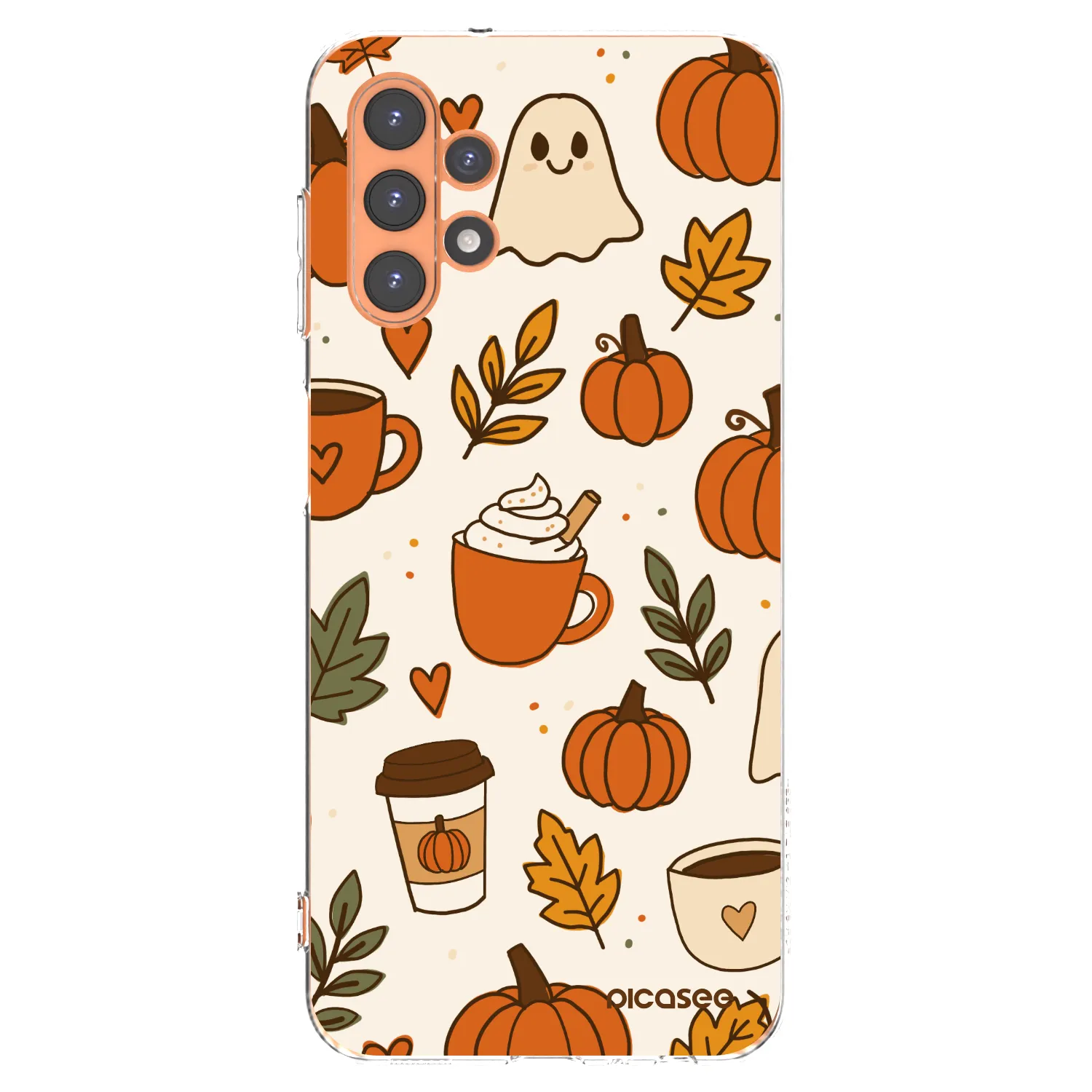 Picasee silikónový prehľadný obal pre Samsung Galaxy A13 5G - Fall vibes