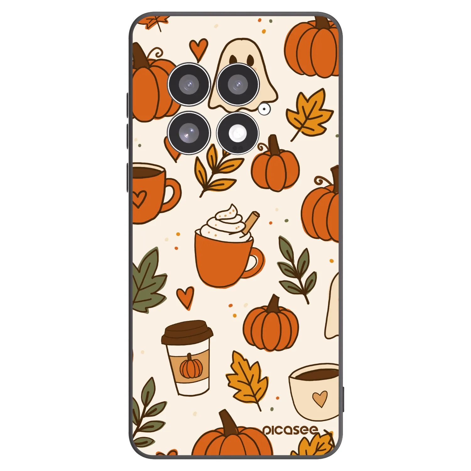Picasee silikónový čierny obal pre OnePlus 13 5G - Fall vibes