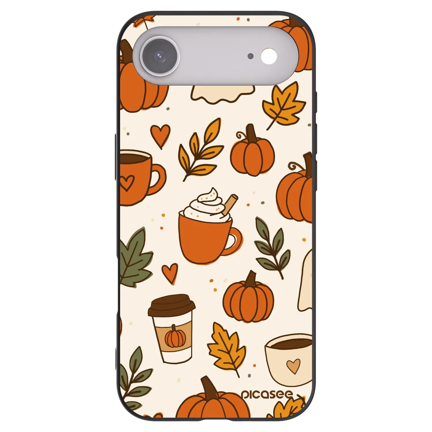 Picasee silikónový čierny obal pre Apple iPhone Air - Fall vibes