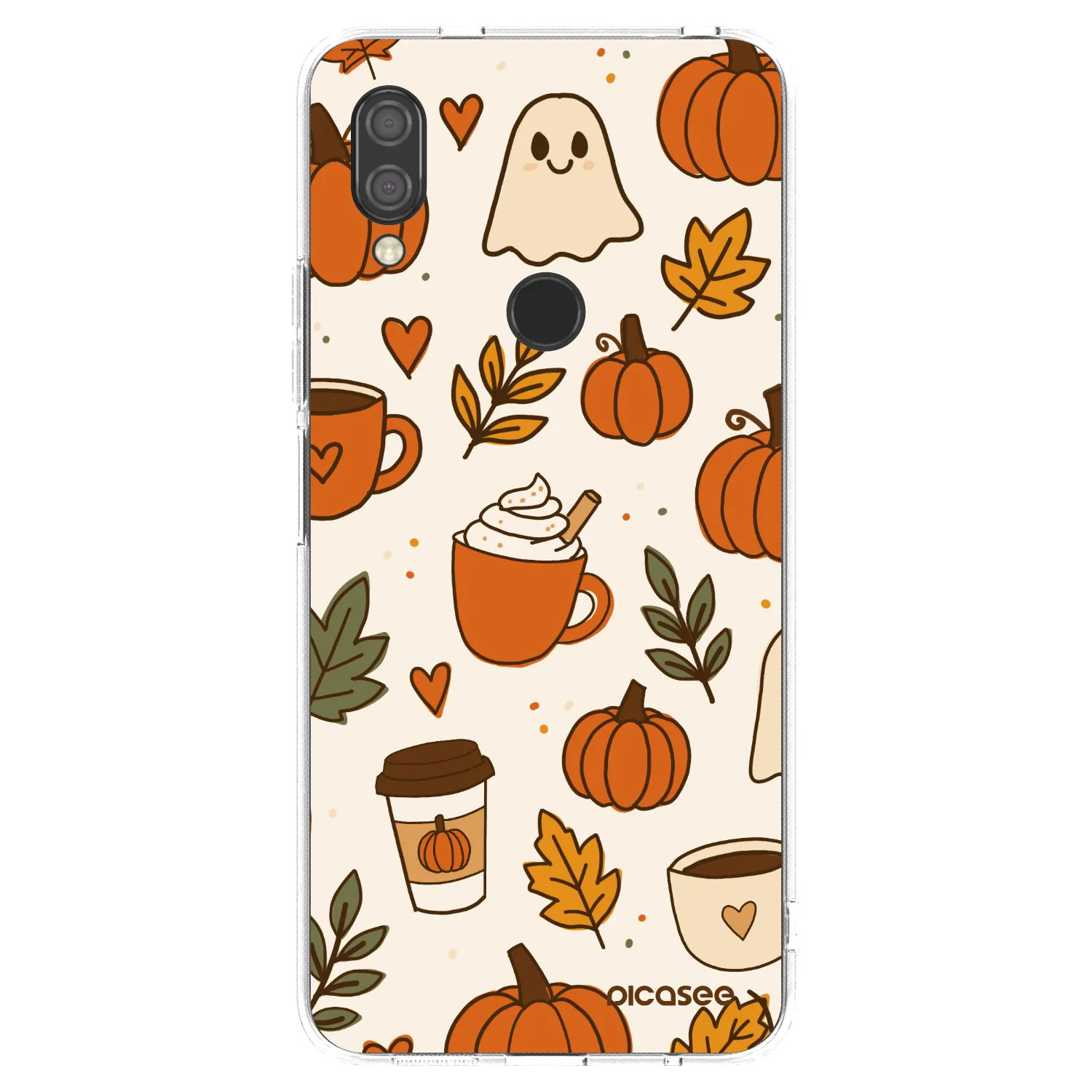 Picasee silikónový prehľadný obal pre Xiaomi Redmi 7 - Fall vibes