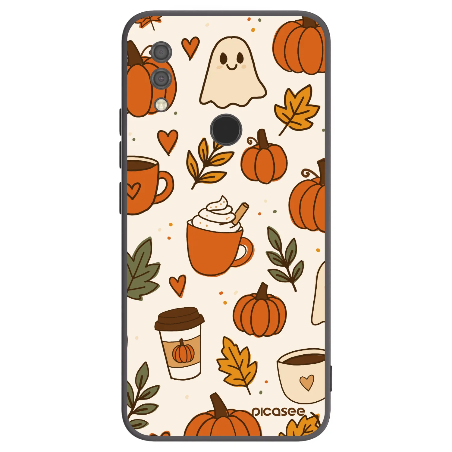 Picasee silikónový čierny obal pre Xiaomi Redmi 7 - Fall vibes