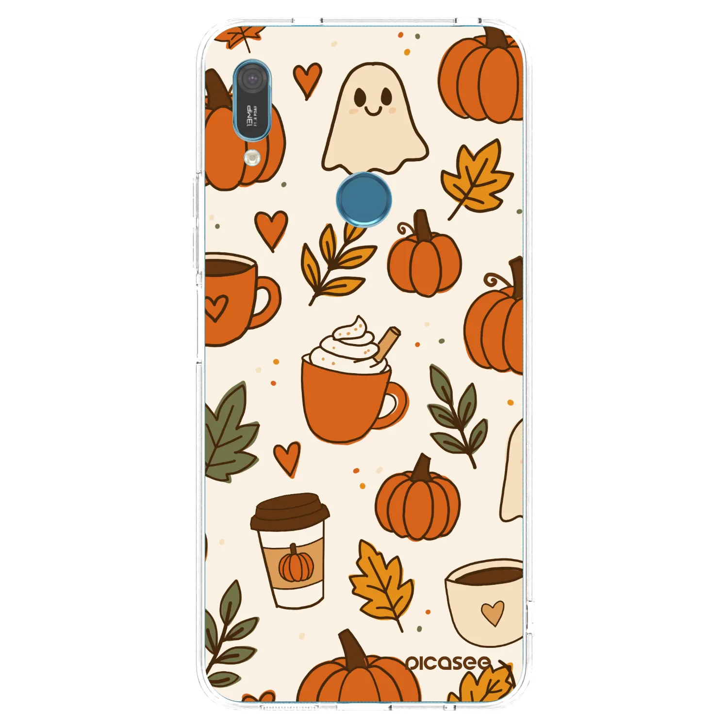 Picasee silikónový prehľadný obal pre Huawei Y6 2019 - Fall vibes