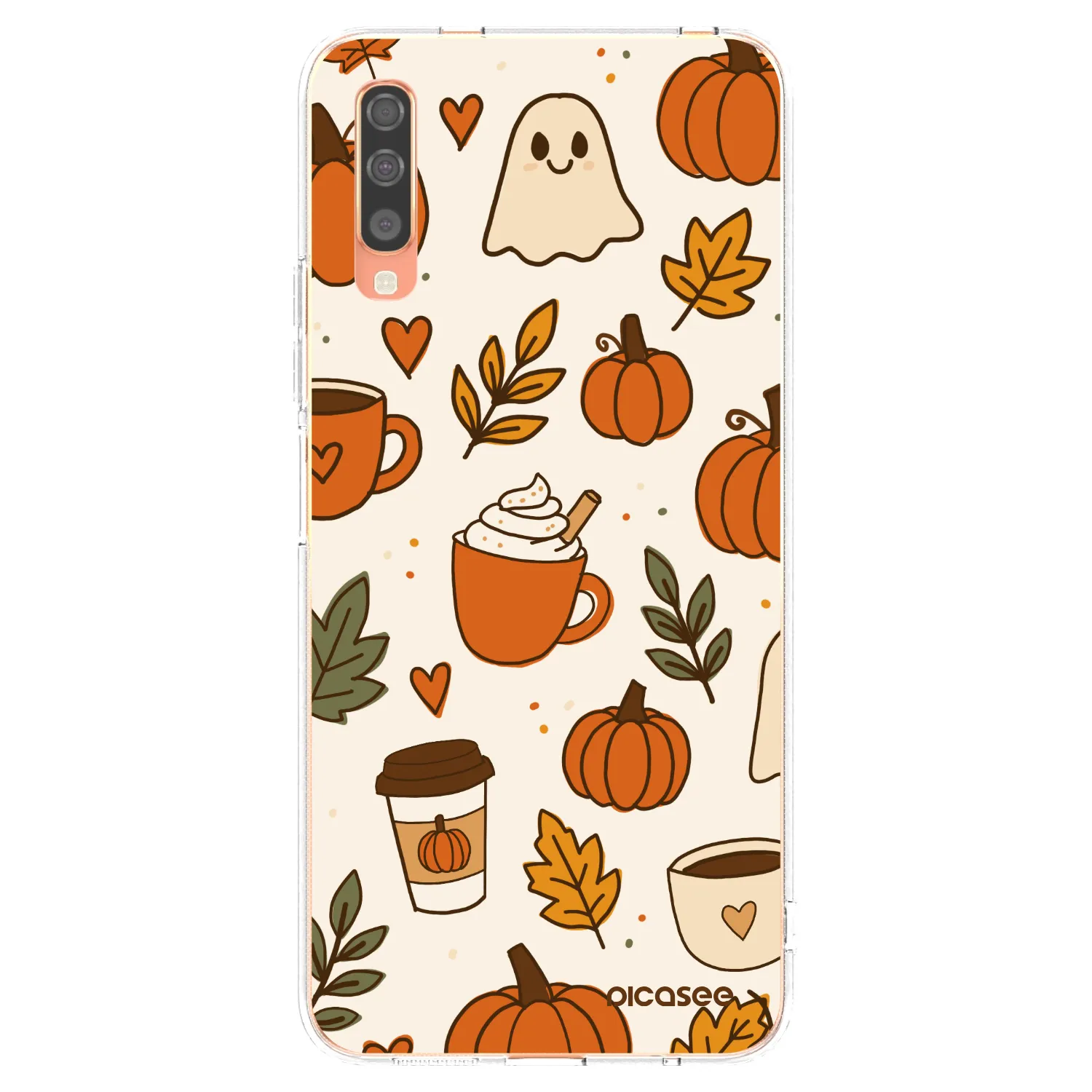 Picasee silikónový prehľadný obal pre Samsung Galaxy A70 A705F - Fall vibes