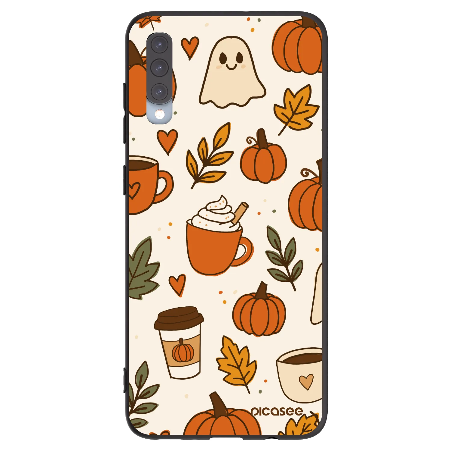 Picasee silikónový čierny obal pre Samsung Galaxy A70 A705F - Fall vibes