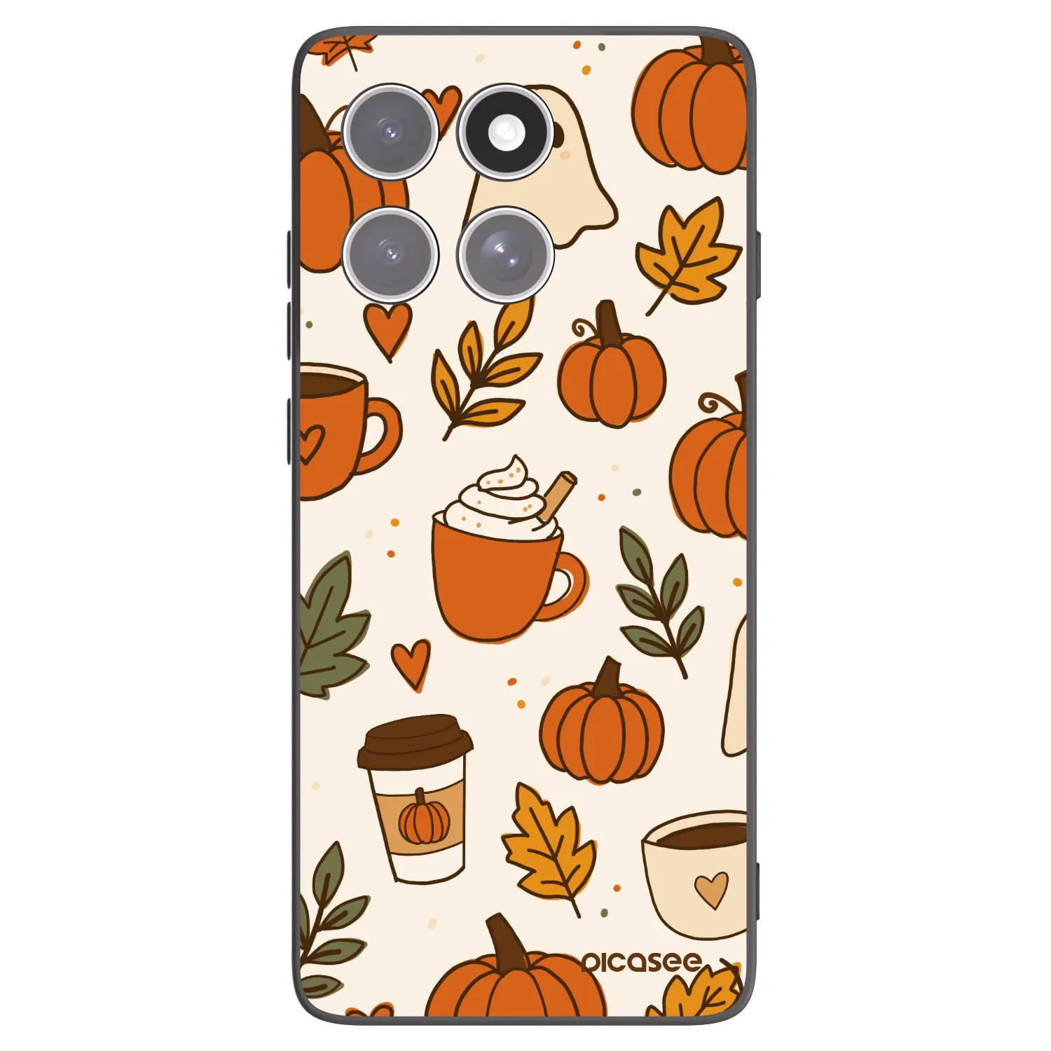 Picasee silikónový čierny obal pre Motorola Edge 60 Pro - Fall vibes